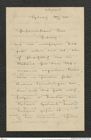 Nachlass Franz Steindachner, Brief (unvollständig) von Höhnel an Franz Steindachner (30.07.1905), Inv.Nr. 230.05, Seite 1
